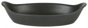 RUSTICO CARBON OVAL EARED DISH 25CM/10.25inch  X12   C31202