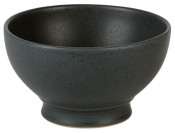RUSTICO CARBON FOOTED BOWL 13.5X8CM/5.3X3inch  X12  C31900