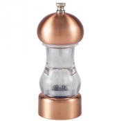 GENWARE COPPER PLATED & ACRYLIC SALT/PEPPER GRINDER 5.5inch