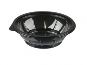 ROUND BLACK SALAD BOWL 18OZ