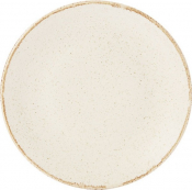 DPS PORCELITE SEASONS OATMEAL COUPE PLATE 11inch