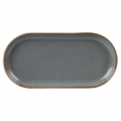 SEASONS STORM NARROW OVAL PLATE 32X20CM  X6  118132RM