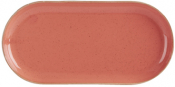 SEASONS CORAL NARROW OVAL PLATE 30CM X6 118130CO