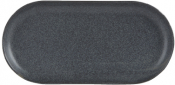 SEASONS GRAPHITE NARROW OVAL PLATE 30CM X6 118130GR