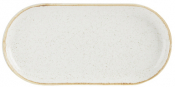 SEASONS OATMEAL NARROW OVAL PLATE 30CM X6 118130OA