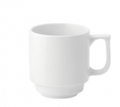 PURE WHITE STACKING MUG 10OZ AS166
