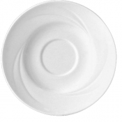 STEELITE ALUMINA VITRIFIED WHITE ALVO VENITIA SAUCER 6inch