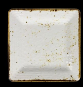 STEELITE CRAFT WHITE MELAMINE SQUARE PLATE 22.8CM