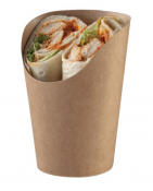 KRAFT TORTILLA CUP 80/60 X 70/110MM