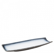 UTOPIA STONEWARE ISUMI WHITE/BLUE PLATTER 12.6inch