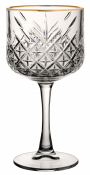 UTOPIA TIMELESS VINTAGE GOLD COCKTAIL GLASS 19.25OZ 55CL