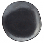 UTOPIA VITRIFIED PORCELAIN NERO PLATE 7.5inch