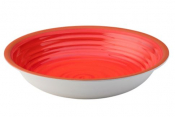 UTOPIA CALYPSO MELAMINE RED BOWL 13.5inch
