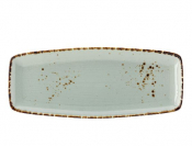 UTOPIA VITRIFIED PORCELAIN UMBRA BRIAR OBLONG PLATE 14.6inch