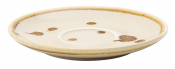 UTOPIA VITRIFIED PORCELAIN EARTH LINEN SAUCER 5.5inch