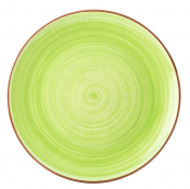 UTOPIA SALSA GREEN PLATE 11inch 28CM