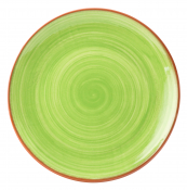 UTOPIA SUPERIOR TERRACOTTA SALSA GREEN PLATE 7.8inch