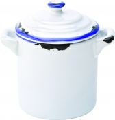 UTOPIA AVEBURY BLUE STONEWARE MINI POT 4OZ