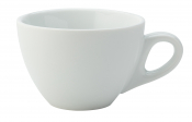 UTOPIA SUPER VITRIFIED PORCELAIN BARISTA WHITE MIGHTY CUP 12.3OZ