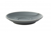 UTOPIA SUPER VITRIFIED PORCELAIN BARISTA GREY ESPRESSO SAUCER 4.5inch