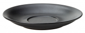 UTOPIA SUPER VITRIFIED PORCELAIN BARISTA BLACK SAUCER 6.5inch