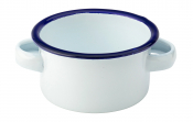 UTOPIA EAGLE ENAMEL WHITE MINI CASSEROLE DISH 4.3inch