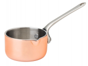 UTOPIA MINI COPPER SAUCEPAN PRESENTATION WITH LIP 2.25inch