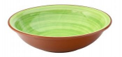 UTOPIA SUPERIOR TERRACOTTA SALSA GREEN BOWL 8inch