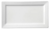 UTOPIA WHITE SUPER VITRIFIED PORCELAIN TITAN RECTANGULAR PLATTER 13X9.5inch