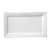 UTOPIA WHITE SUPER VITRIFIED PORCELAIN TITAN RECTANGULAR PLATE 11.8X7inch
