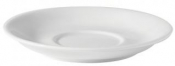 UTOPIA WHITE SUPER VITRIFIED PORCELAIN TITAN SAUCER 4.5inch