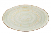UTOPIA MELAMINE WILDWOOD GREEN PLATTER 20.7X11.8inch