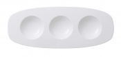 AFFINITY OVAL COMPARTMENT PLATE 300X120MM