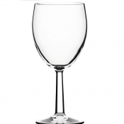 UTOPIA SAXON TOUGHENED GOBLET WINE GLASS 12OZ/340ML