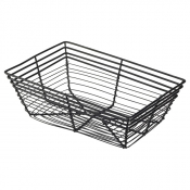 WIRE BASKET, RECTANGULAR 23 X 15 X 7.5CM     X6