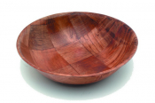 WOVEN WOOD BOWL 10'' DIA  X12
