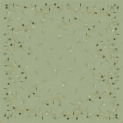SLIPCOVER BIO DC 84X84CM NOEL PISTACHIO
