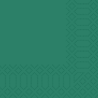 DUNI TISSUE NAPKIN 24CM 3PLY DARK GREEN