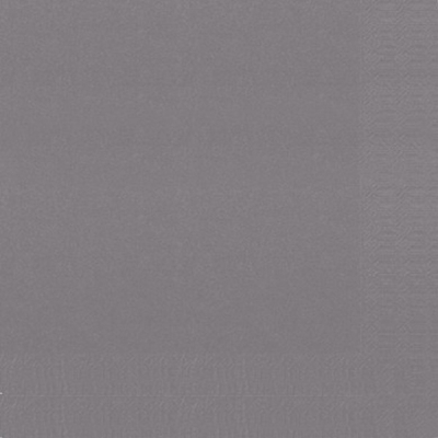 DUNI NAPKIN 24CM 3PLY GRANITE GREY