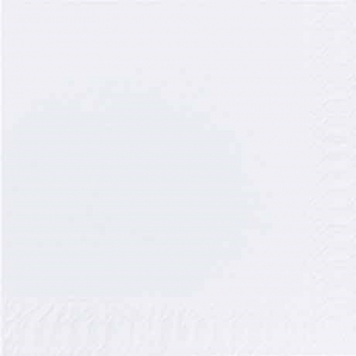 POPPIES WHITE 32CM 2PLY 8FOLD NAPKIN