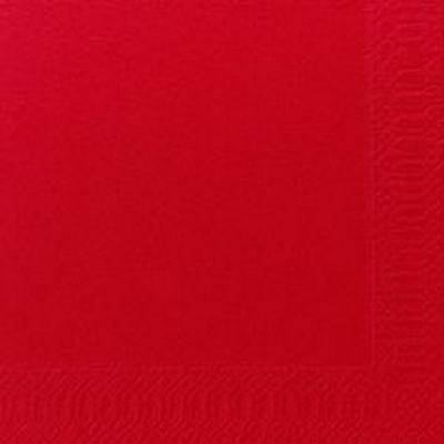 POPPIES NAPKINS 33CM 2PLY RED