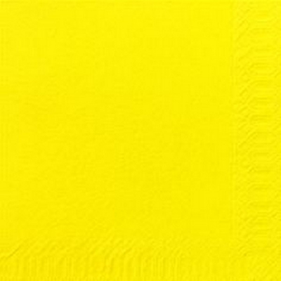 POPPIES NAPKIN 33CM 2PLY YELLOW