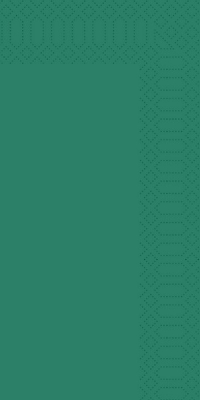 DUNI NAPKIN 40CM 3PLY 8 FOLD DARK GREEN