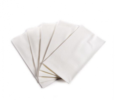 40CM  READYFOLD WHITE NAPKIN (8 FOLD) X1000 SWANTEX