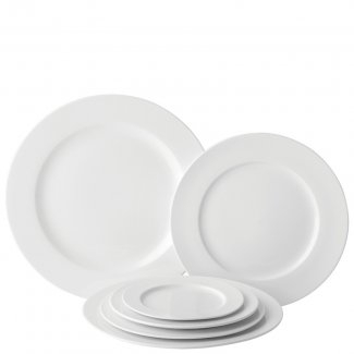 UTOPIA ANTON BLACK FINE CHINA WINGED PLATE 10.3Inch