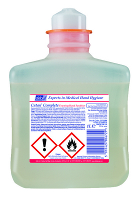 DEB CUTAN ALCOHOL FOAM HAND SANITISER 1LTR  BN425-1