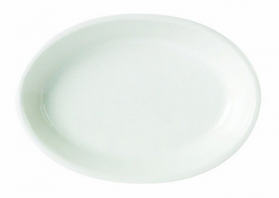 AFC OVAL PICKLE SERVING DISH 16X11.5X2.5CM/6.25X4.5X1Inch
