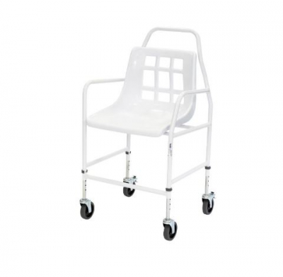 ALERTA MOBILE SHOWER CHAIR ADJUSTABLE HEIGHT