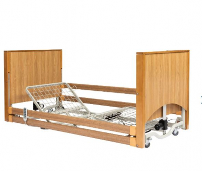 ALERTA LOMOND FLOOR2 ELECTRIC HI-LO 4 SECTION BED OAK