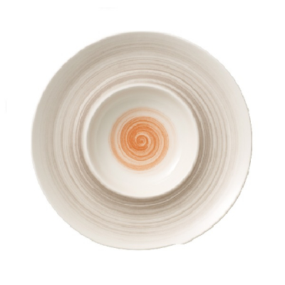 AMARAH RED SUN DEEP PLATE 29CM / 11.4Inch INNER WELL 14CM / 5.5Inch